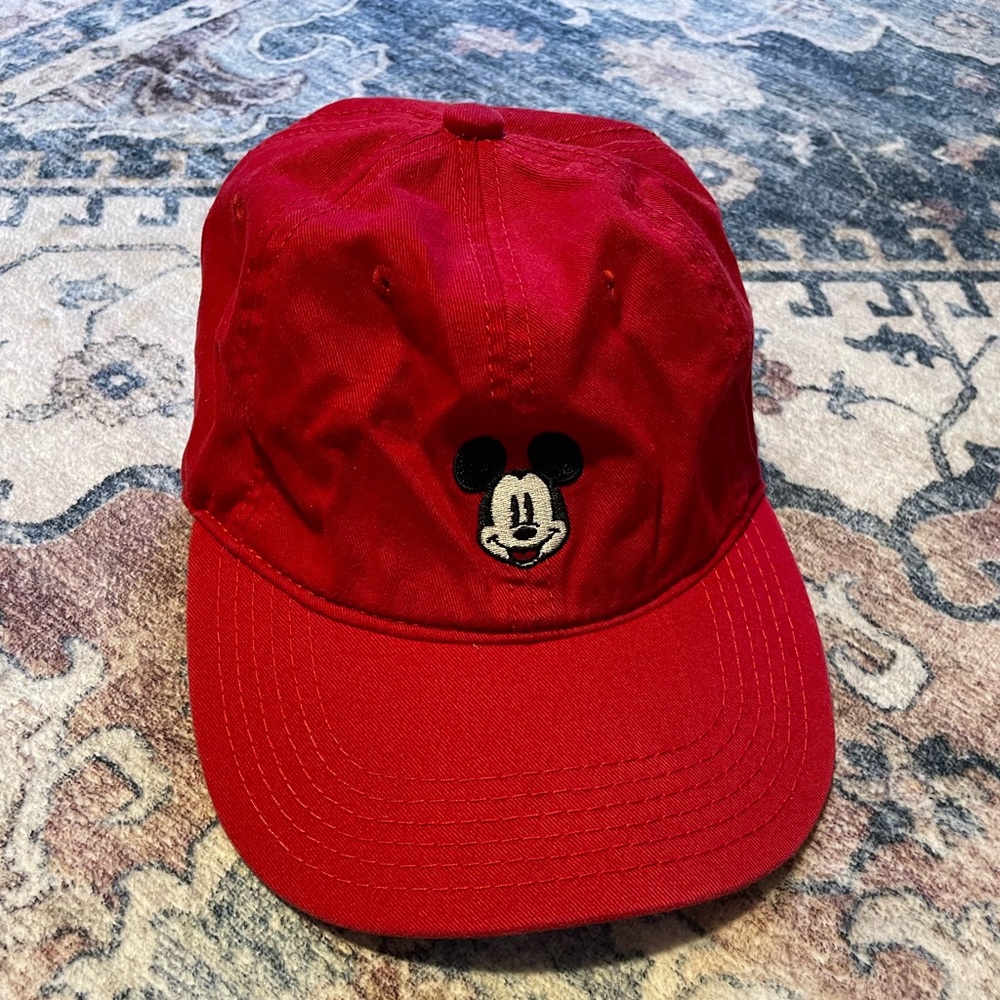 Disney Kids Red Mickey Mouse Cap